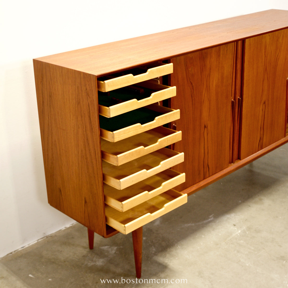 Omann Jun. Møbelfabrik  Model #19 Tall Sideboard / Highboard -  #A1777