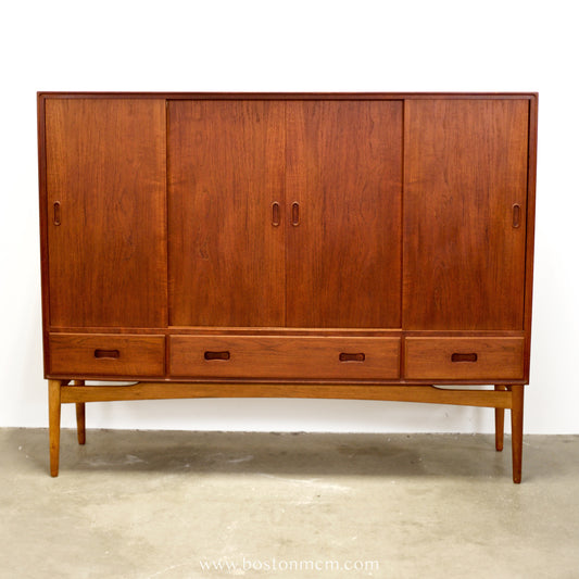 Danish Teak Tall Sideboard / Highboard - #A1724