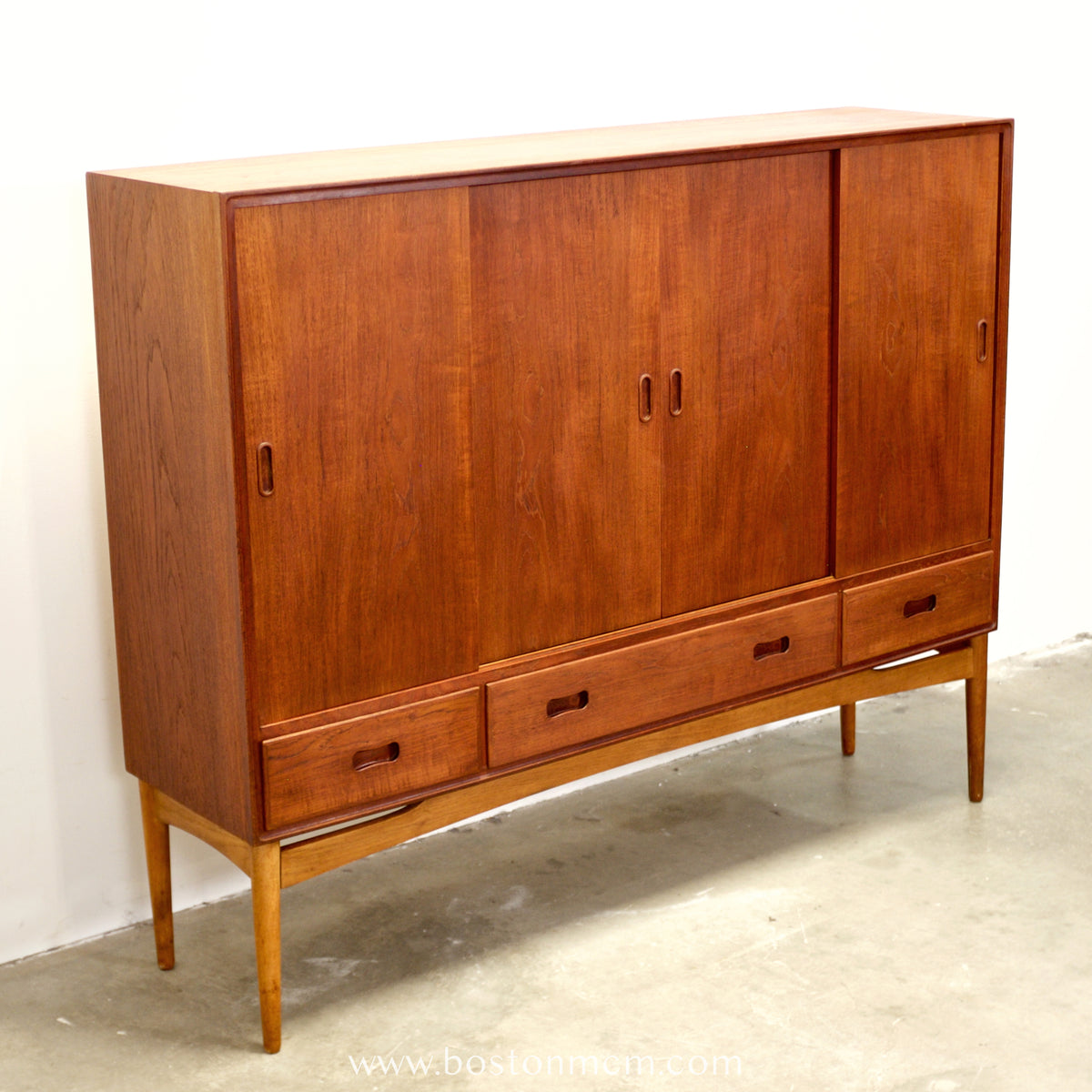 Danish Teak Tall Sideboard / Highboard - #A1724
