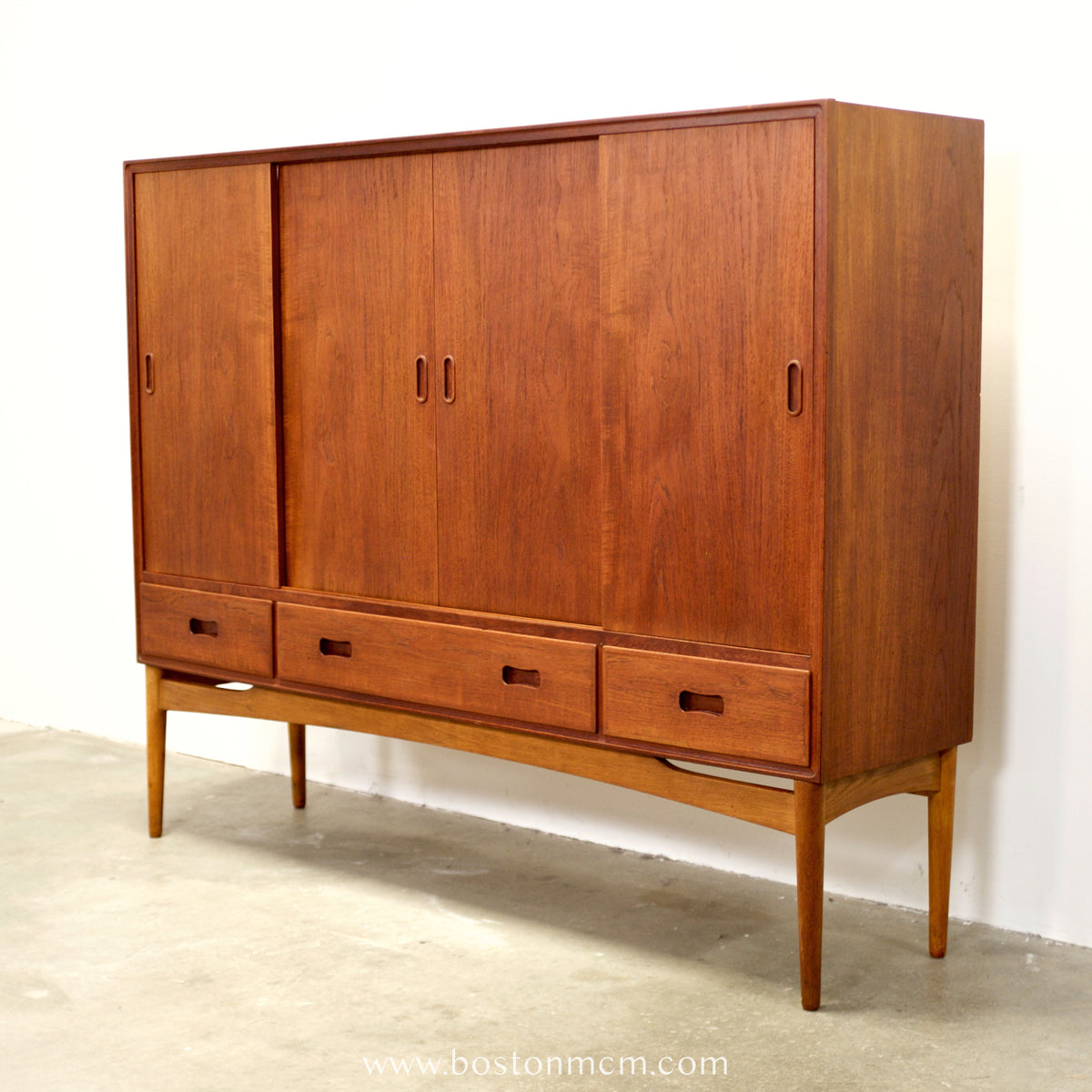 Danish Teak Tall Sideboard / Highboard - #A1724