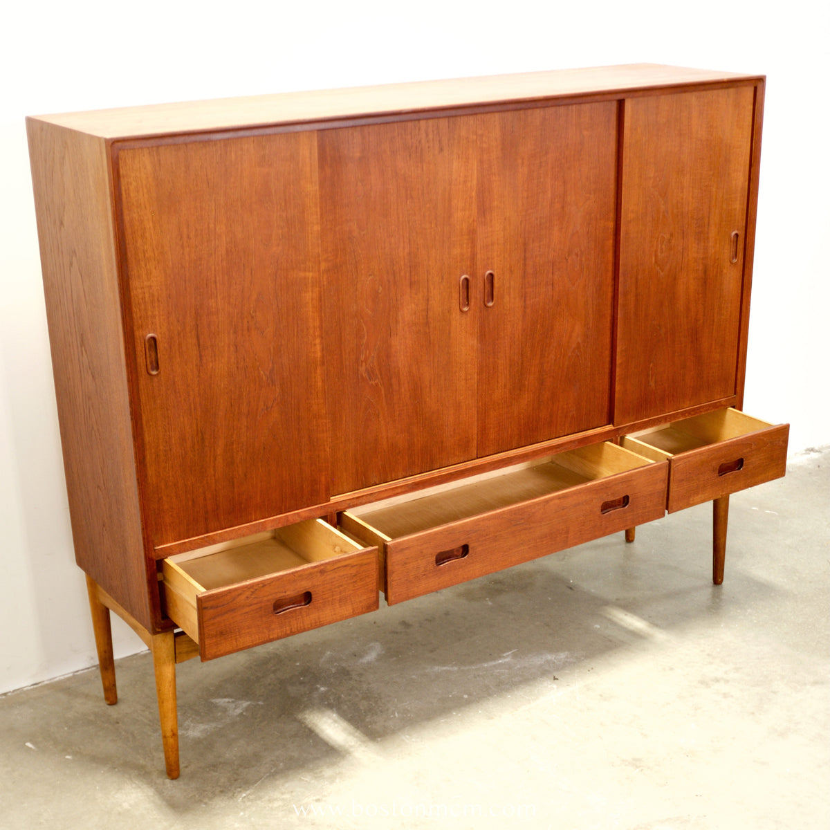 Danish Teak Tall Sideboard / Highboard - #A1724