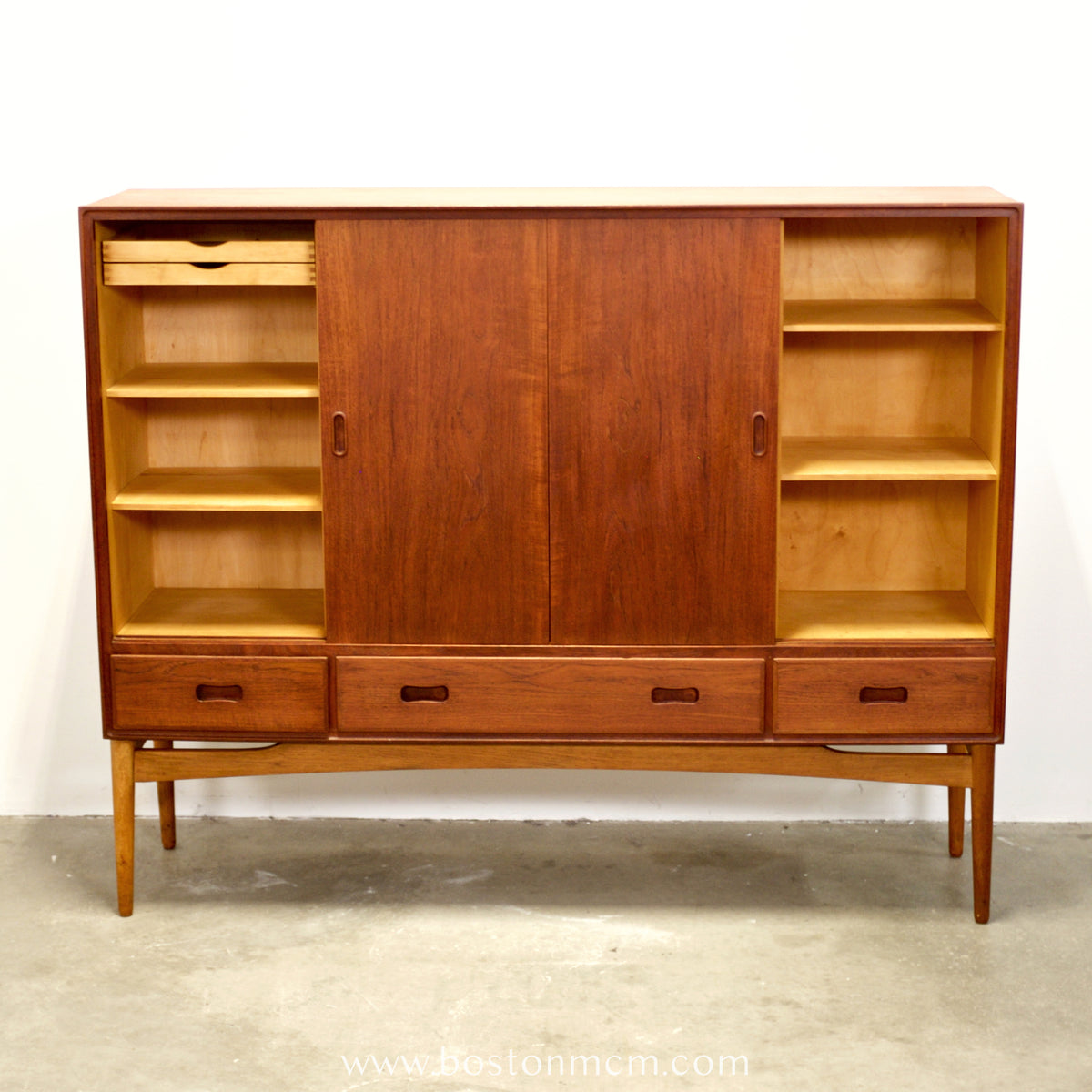 Danish Teak Tall Sideboard / Highboard - #A1724