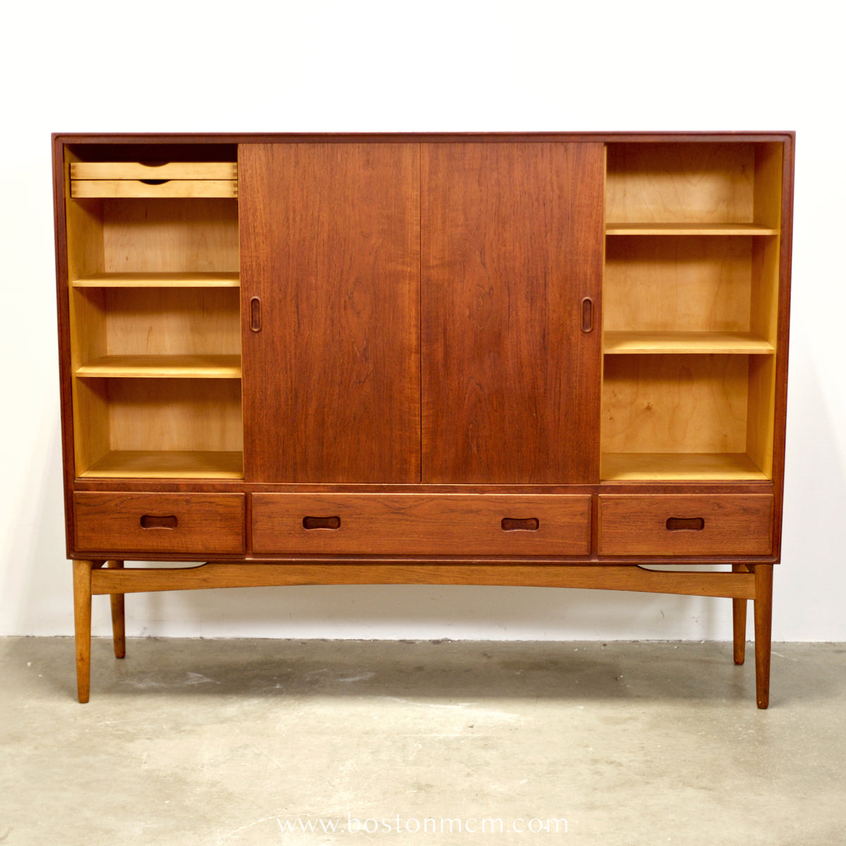 Danish Teak Tall Sideboard / Highboard - #A1724