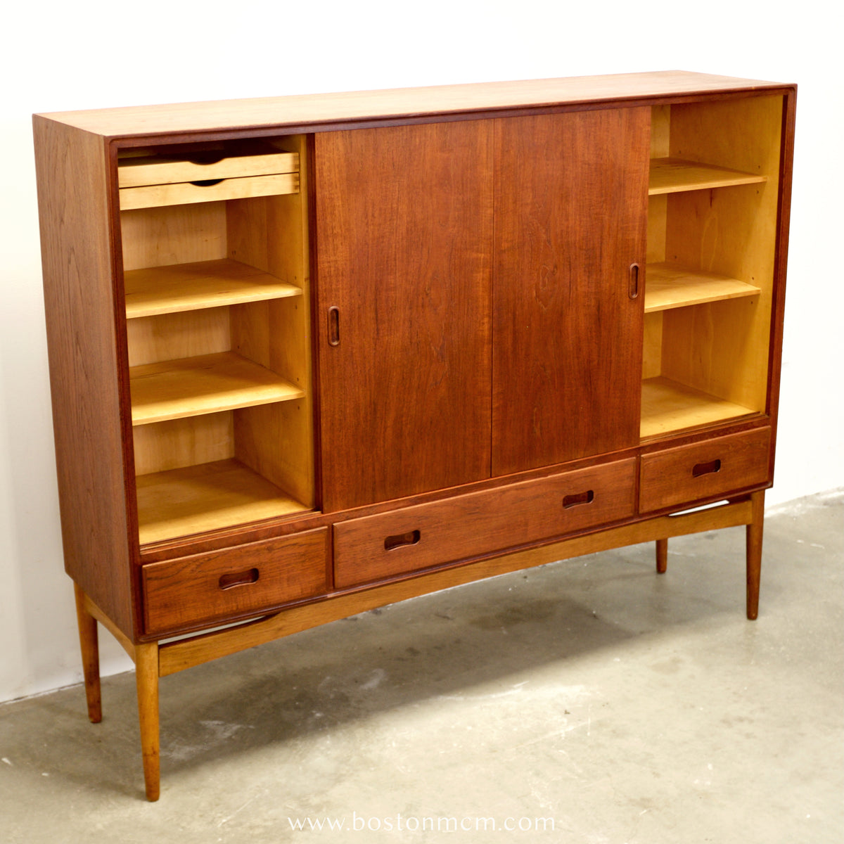 Danish Teak Tall Sideboard / Highboard - #A1724