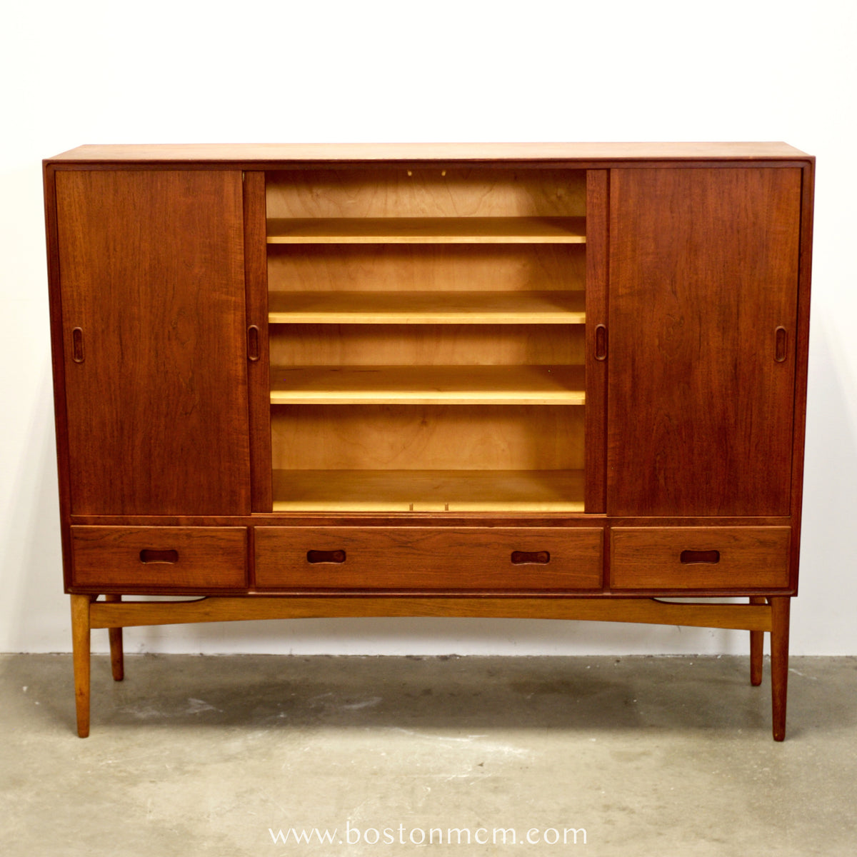 Danish Teak Tall Sideboard / Highboard - #A1724