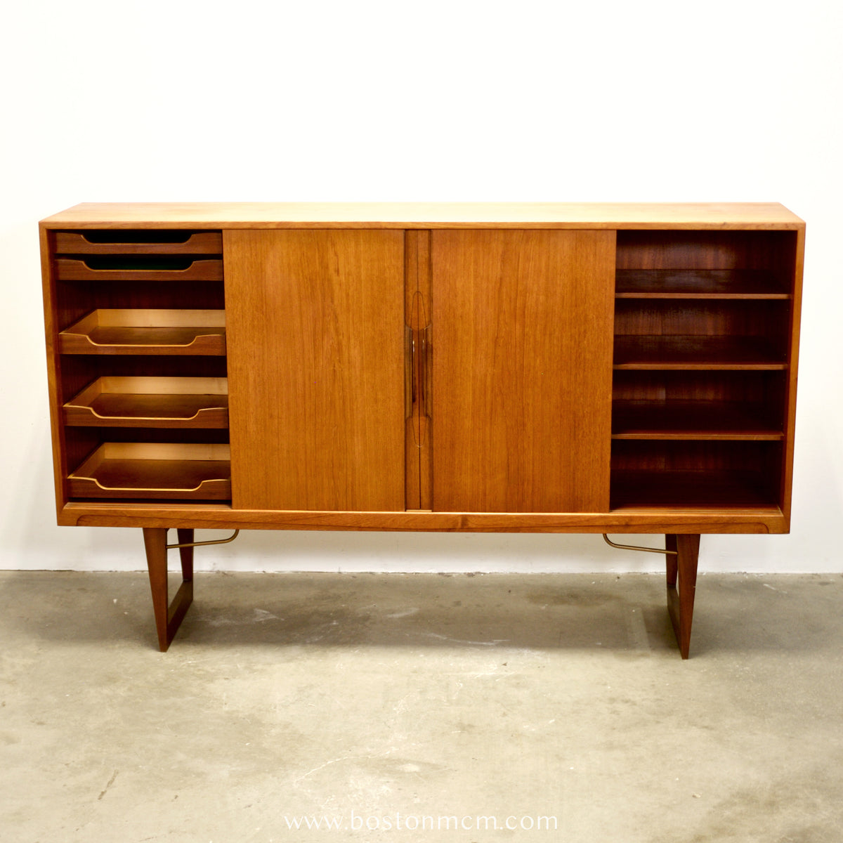Danish Teak Tall Sideboard / Highboard - #A1735