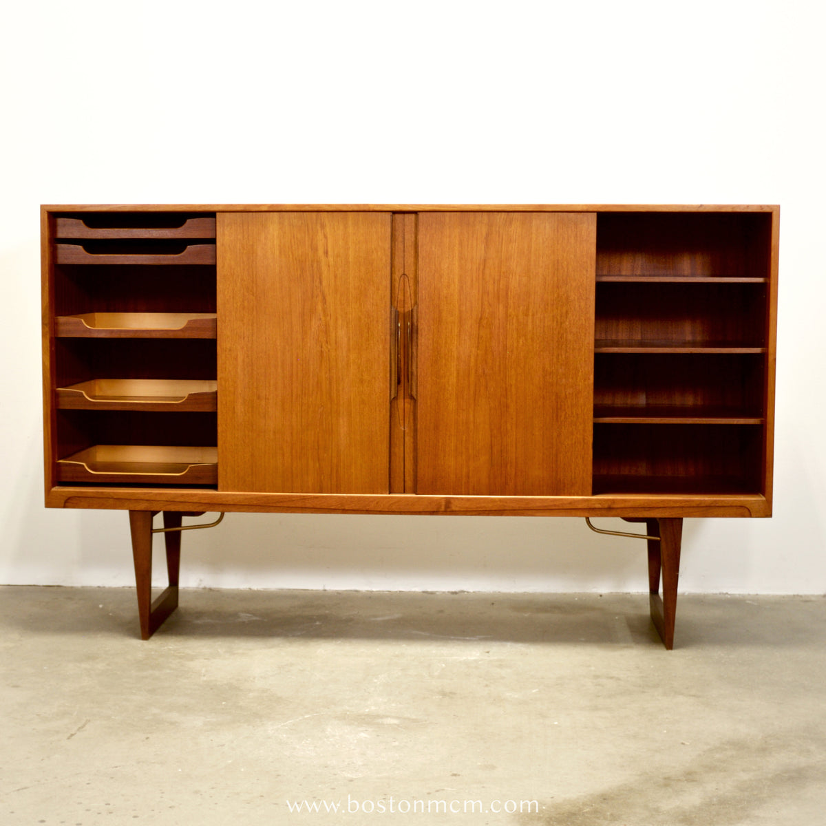 Danish Teak Tall Sideboard / Highboard - #A1735