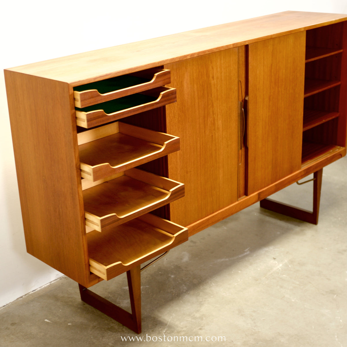 Danish Teak Tall Sideboard / Highboard - #A1735