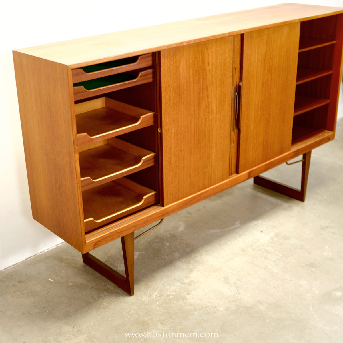 Danish Teak Tall Sideboard / Highboard - #A1735