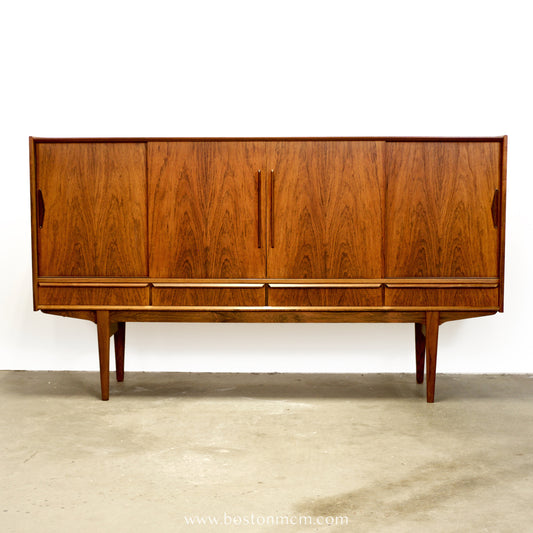 Danish Rosewood Highboard / Tall Sideboard - #A2101