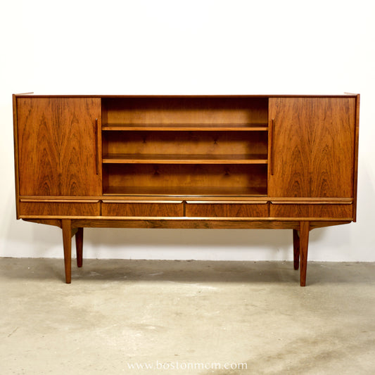 Danish Rosewood Highboard / Tall Sideboard - #A2101