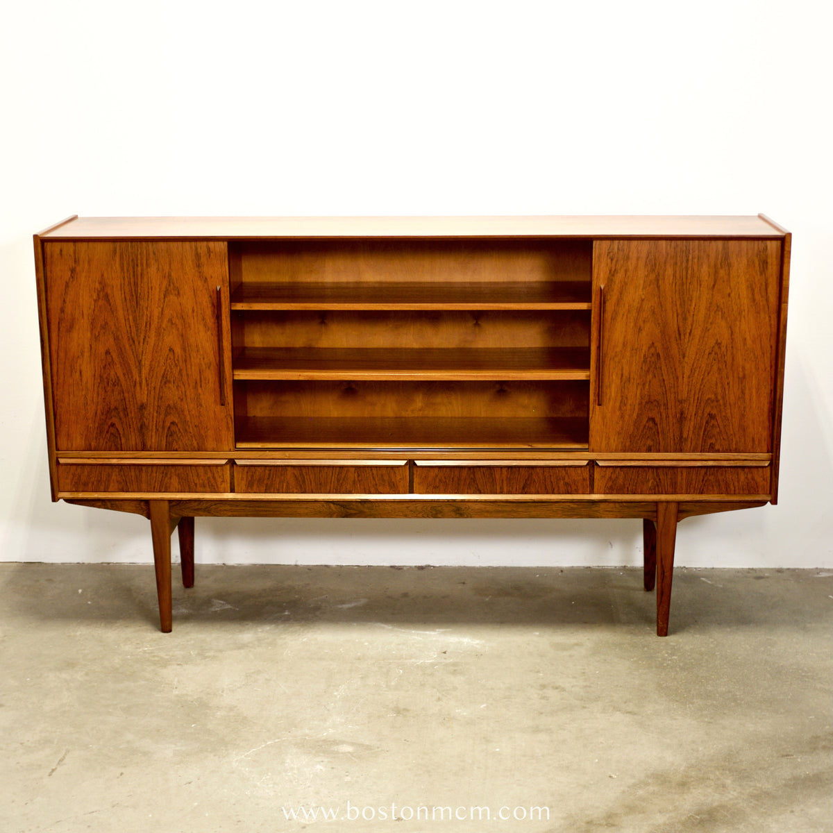 Danish Rosewood Highboard / Tall Sideboard - #A2101
