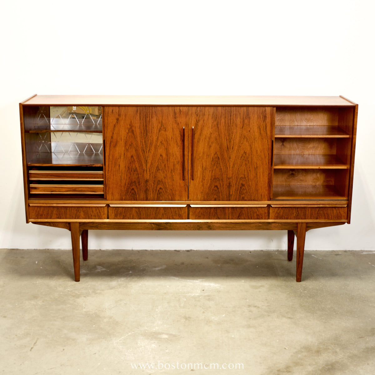 Danish Rosewood Highboard / Tall Sideboard - #A2101