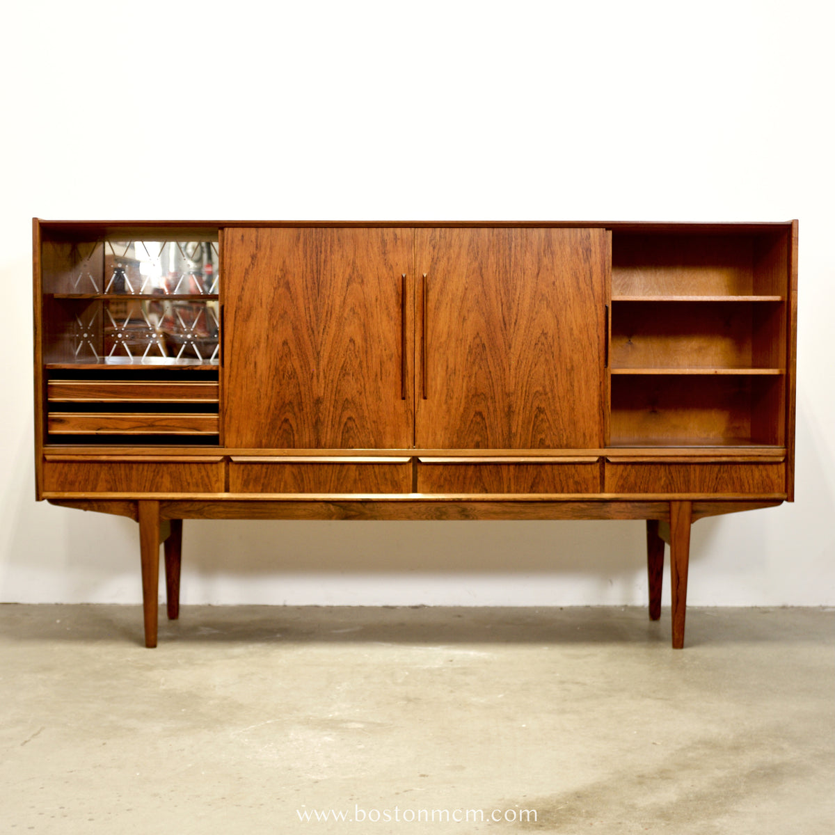 Danish Rosewood Highboard / Tall Sideboard - #A2101