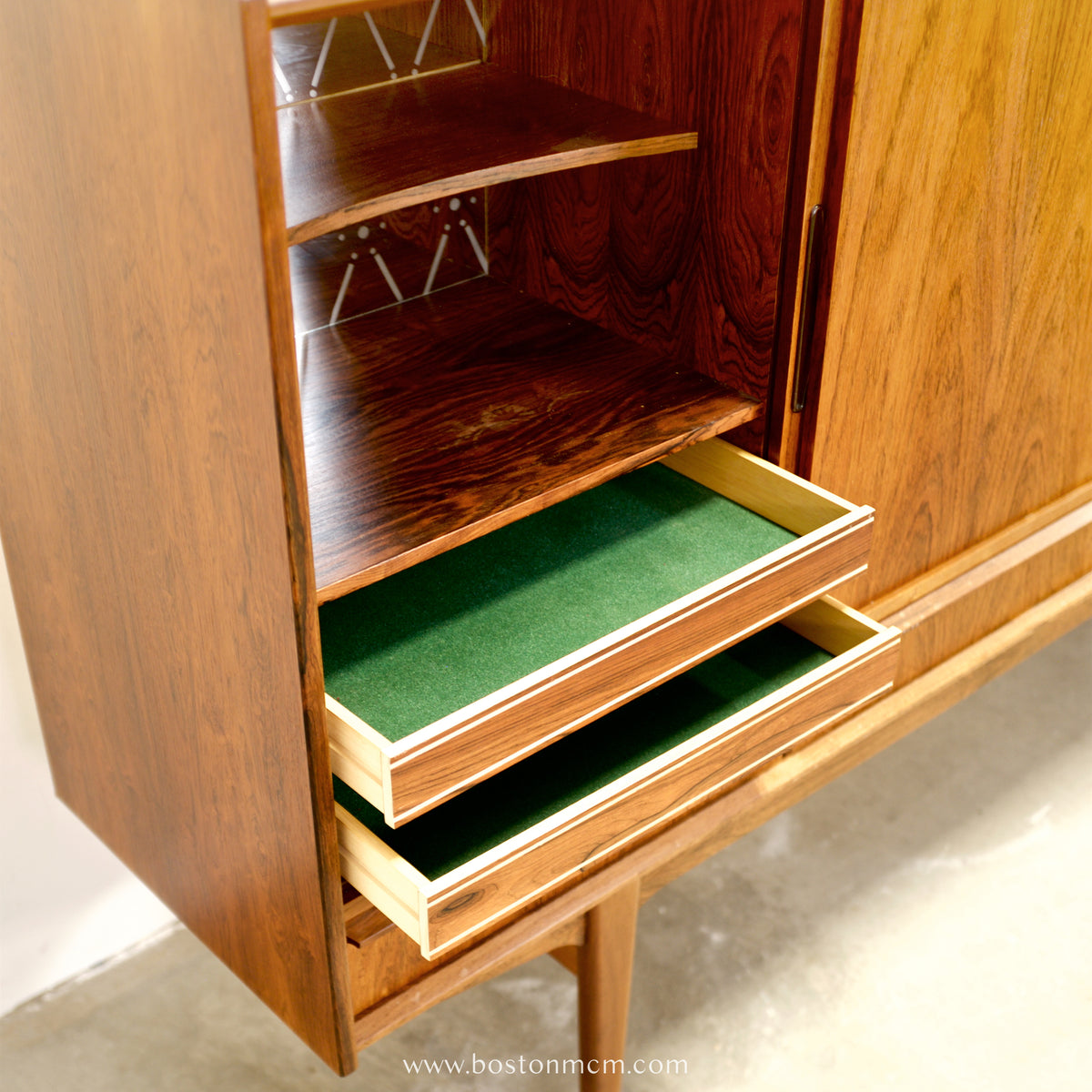 Danish Rosewood Highboard / Tall Sideboard - #A2101