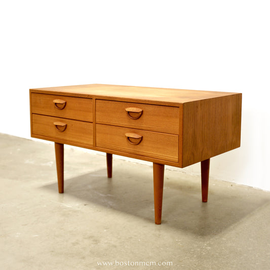 Feldballes Møbelfabrik Model #50 Teak TV Stand / Chest Designed by Kai Kristiansen - #A1715