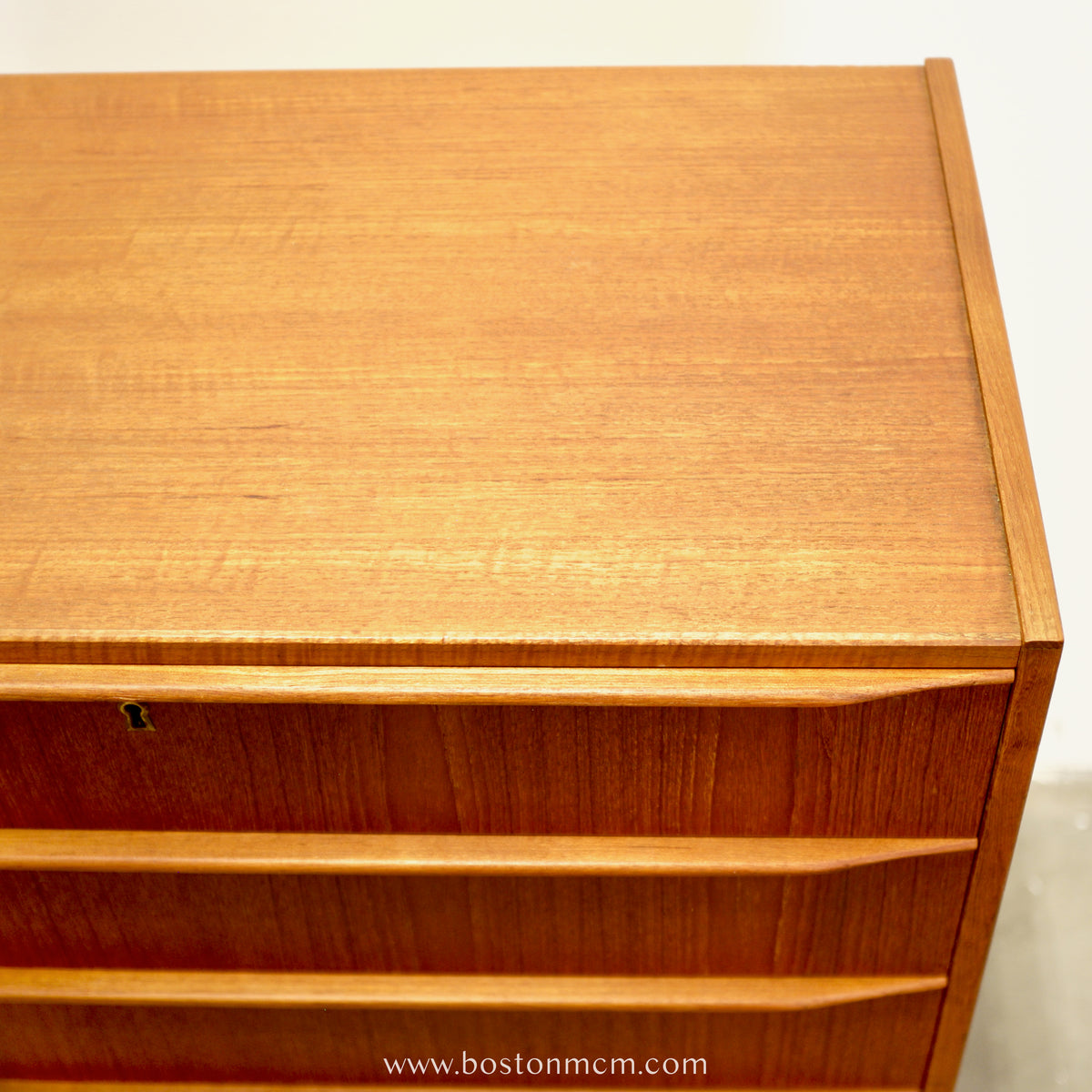 Danish Teak Six Drawer Dresser - #A1684