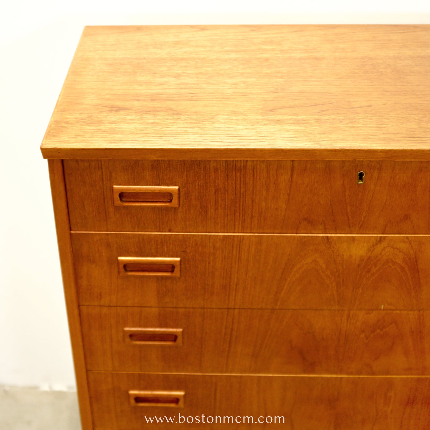 Danish Teak Six Drawer Dresser - #A2189