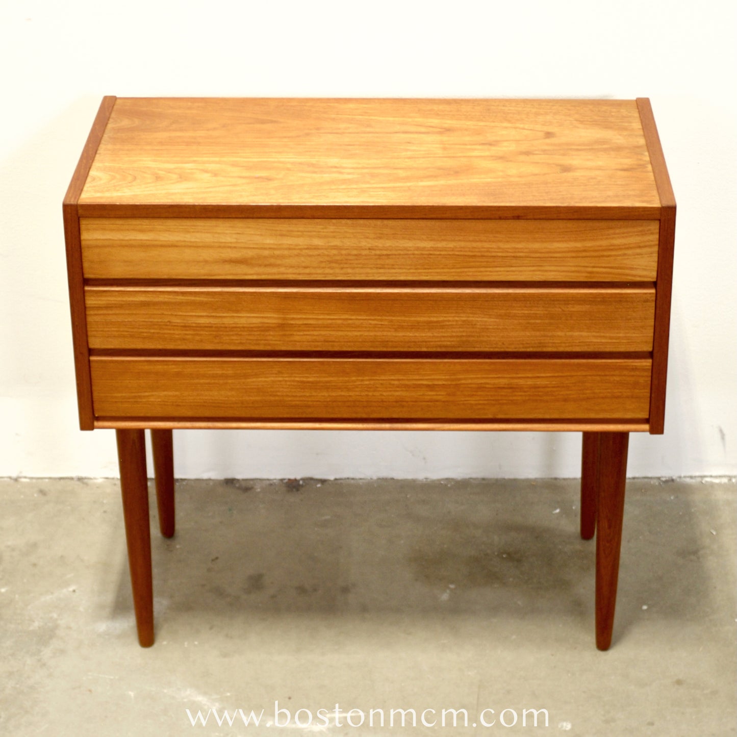 Danish Teak Chest of Drawers / Nightstand - #A2113