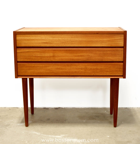 Danish Teak Chest of Drawers / Nightstand - #A2113