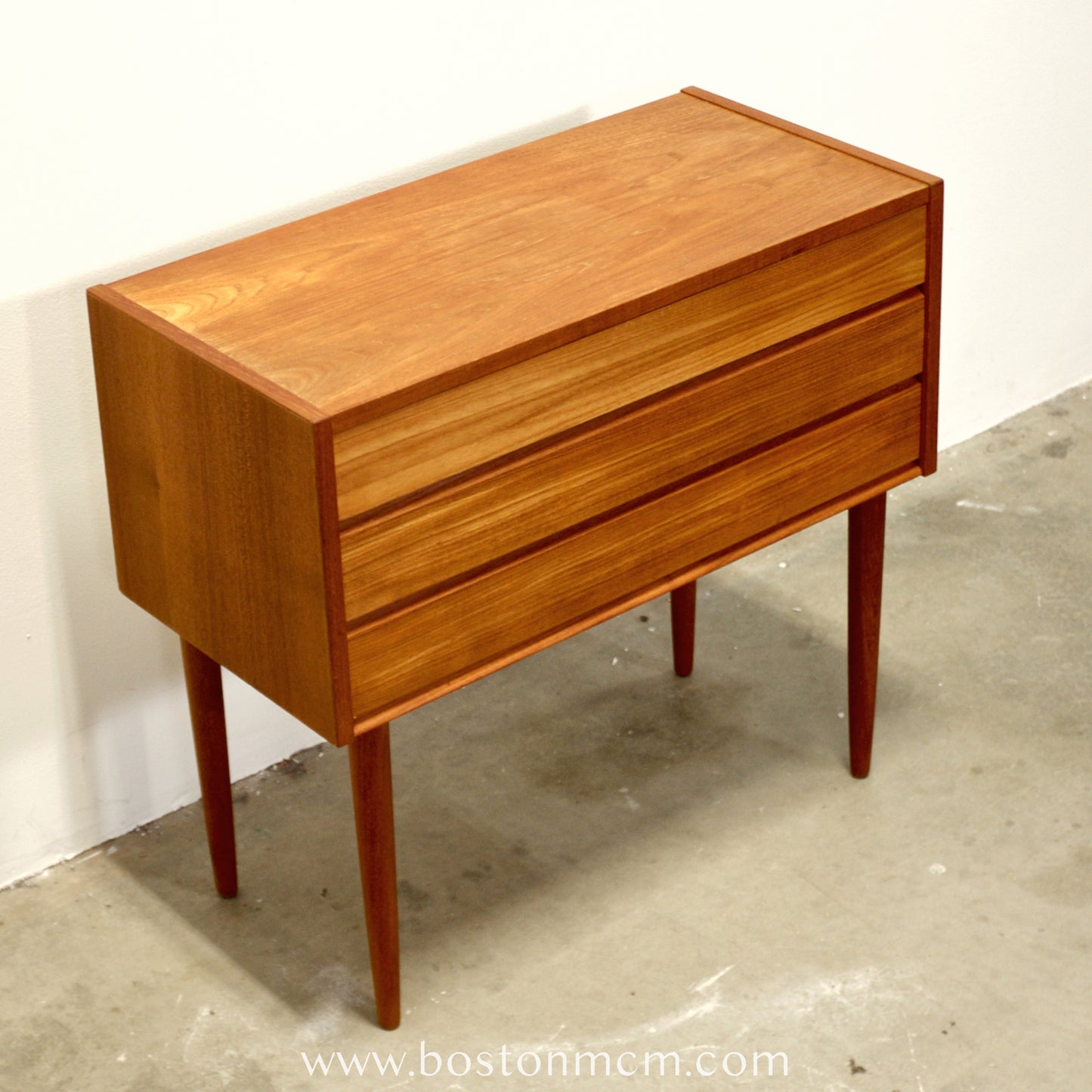 Danish Teak Chest of Drawers / Nightstand - #A2113