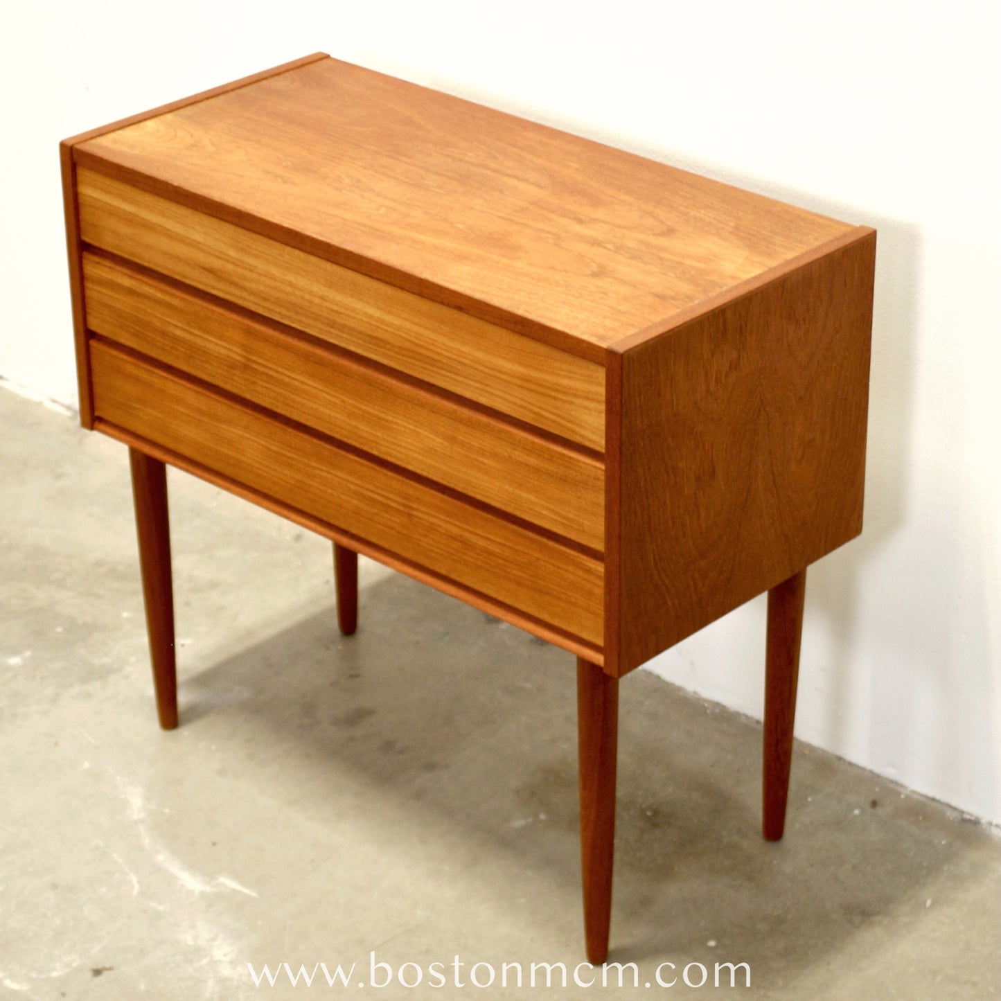 Danish Teak Chest of Drawers / Nightstand - #A2113