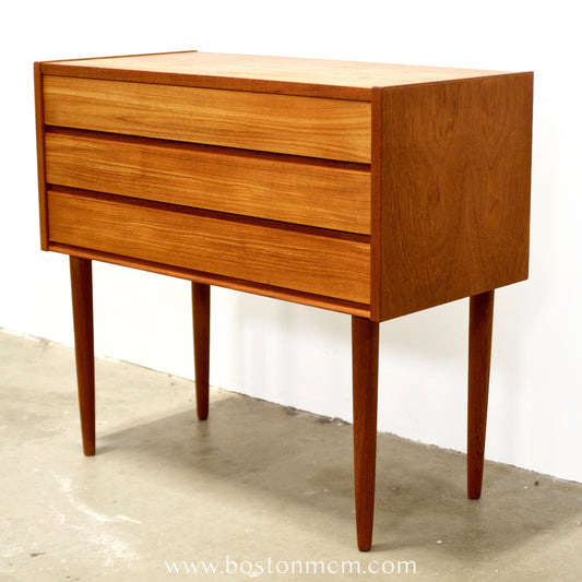 Danish Teak Chest of Drawers / Nightstand - #A2113