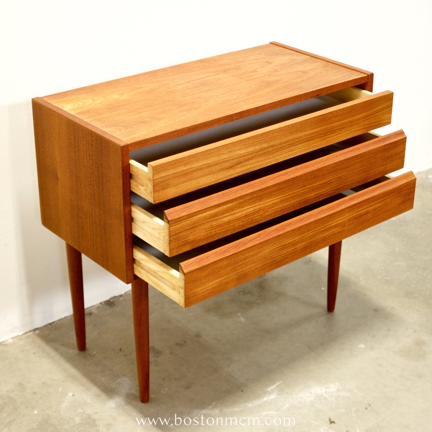 Danish Teak Chest of Drawers / Nightstand - #A2113