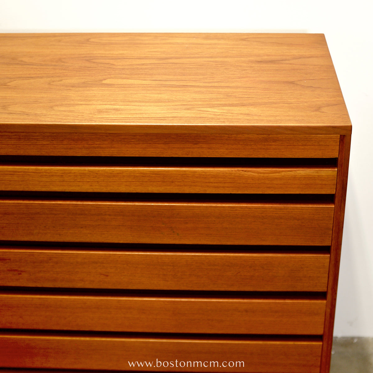 Danish Teak 7 Drawer Dresser - #A1527 - Attributed to Kai Kristiansen for Schou Andersen
