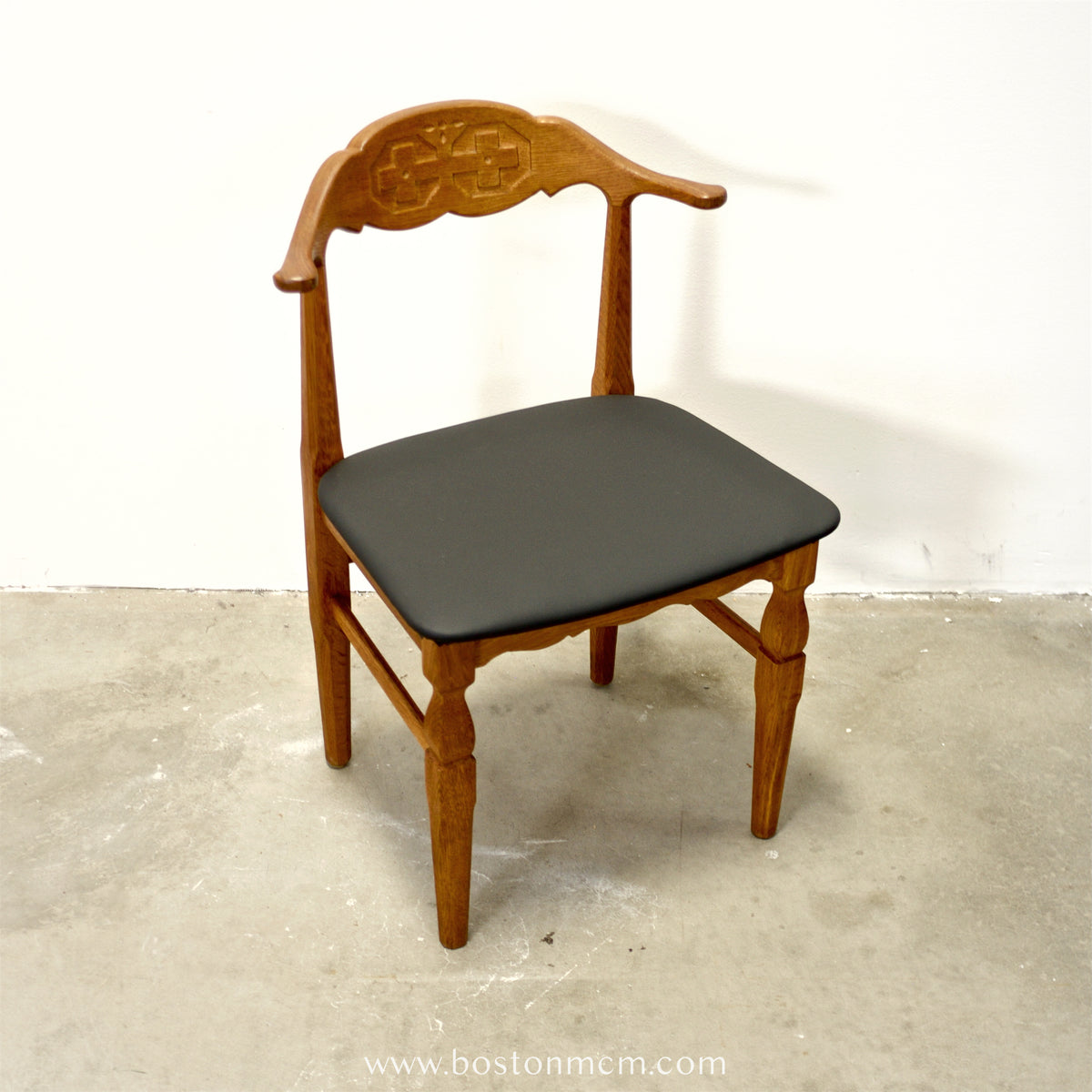 E.G. Møbler Set of 6 Oak Dining Chairs Designed by Henning Kjærnulf - #A1779