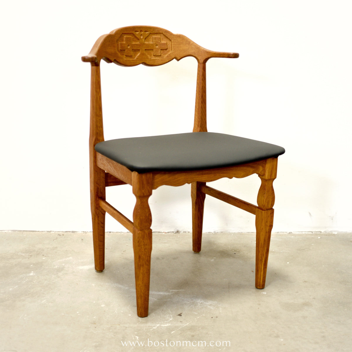 E.G. Møbler Set of 6 Oak Dining Chairs Designed by Henning Kjærnulf - #A1779