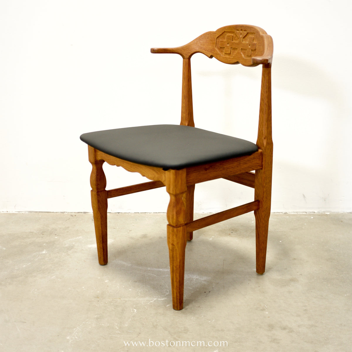 E.G. Møbler Set of 6 Oak Dining Chairs Designed by Henning Kjærnulf - #A1779