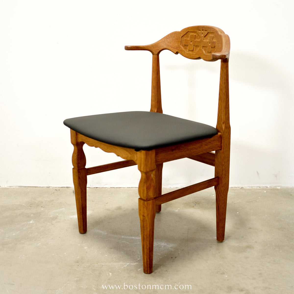 E.G. Møbler Set of 6 Oak Dining Chairs Designed by Henning Kjærnulf - #A1779