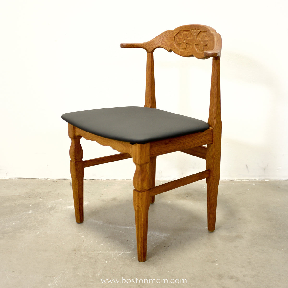 E.G. Møbler Set of 6 Oak Dining Chairs Designed by Henning Kjærnulf - #A1779