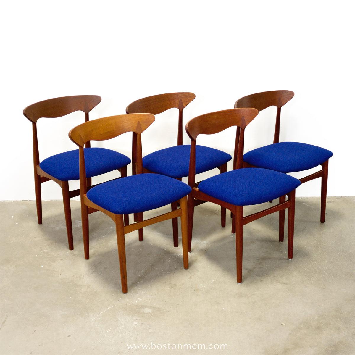 Sorø Stolefabrik Set of 5 Teak Dining Chairs - #A2220-A2269