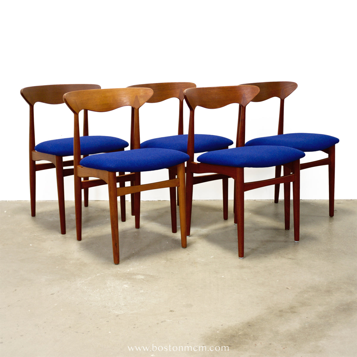 Sorø Stolefabrik Set of 5 Teak Dining Chairs - #A2220-A2269