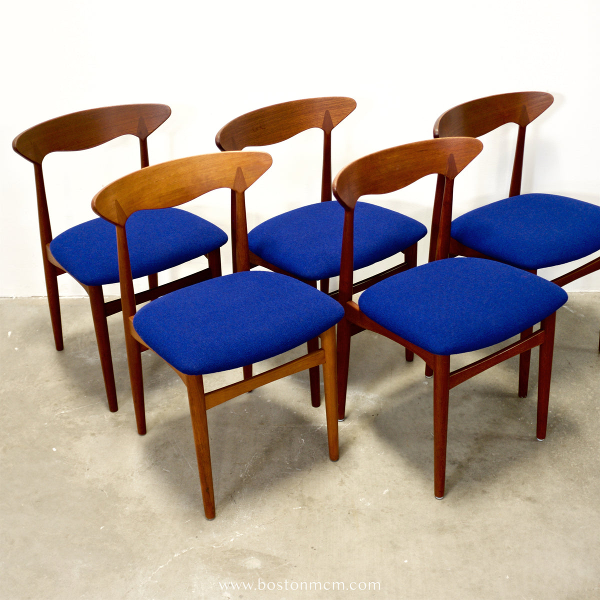 Sorø Stolefabrik Set of 5 Teak Dining Chairs - #A2220-A2269