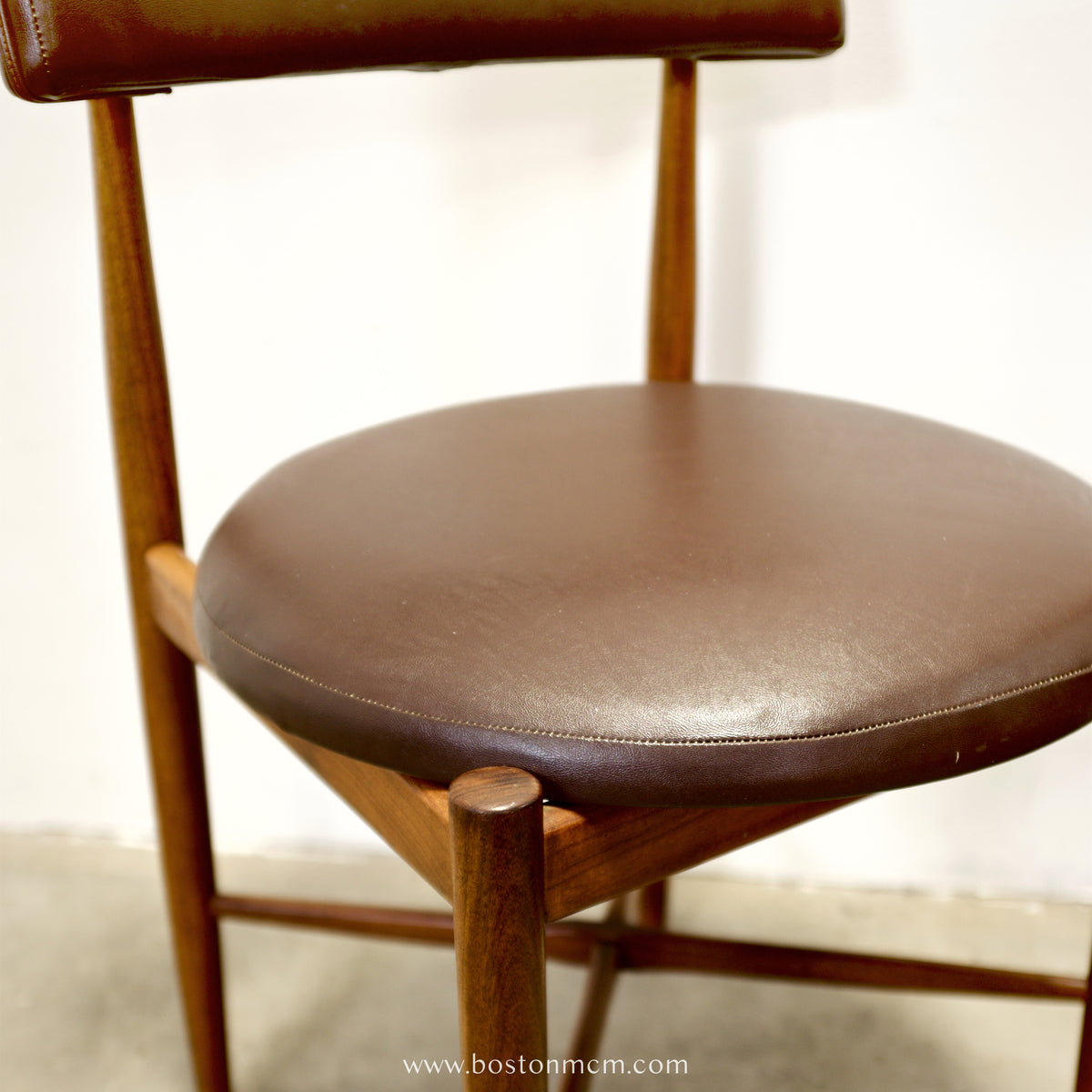 G-Plan Furniture “Fresco” Pair of Teak Dining Rounded Chairs - #B46-B