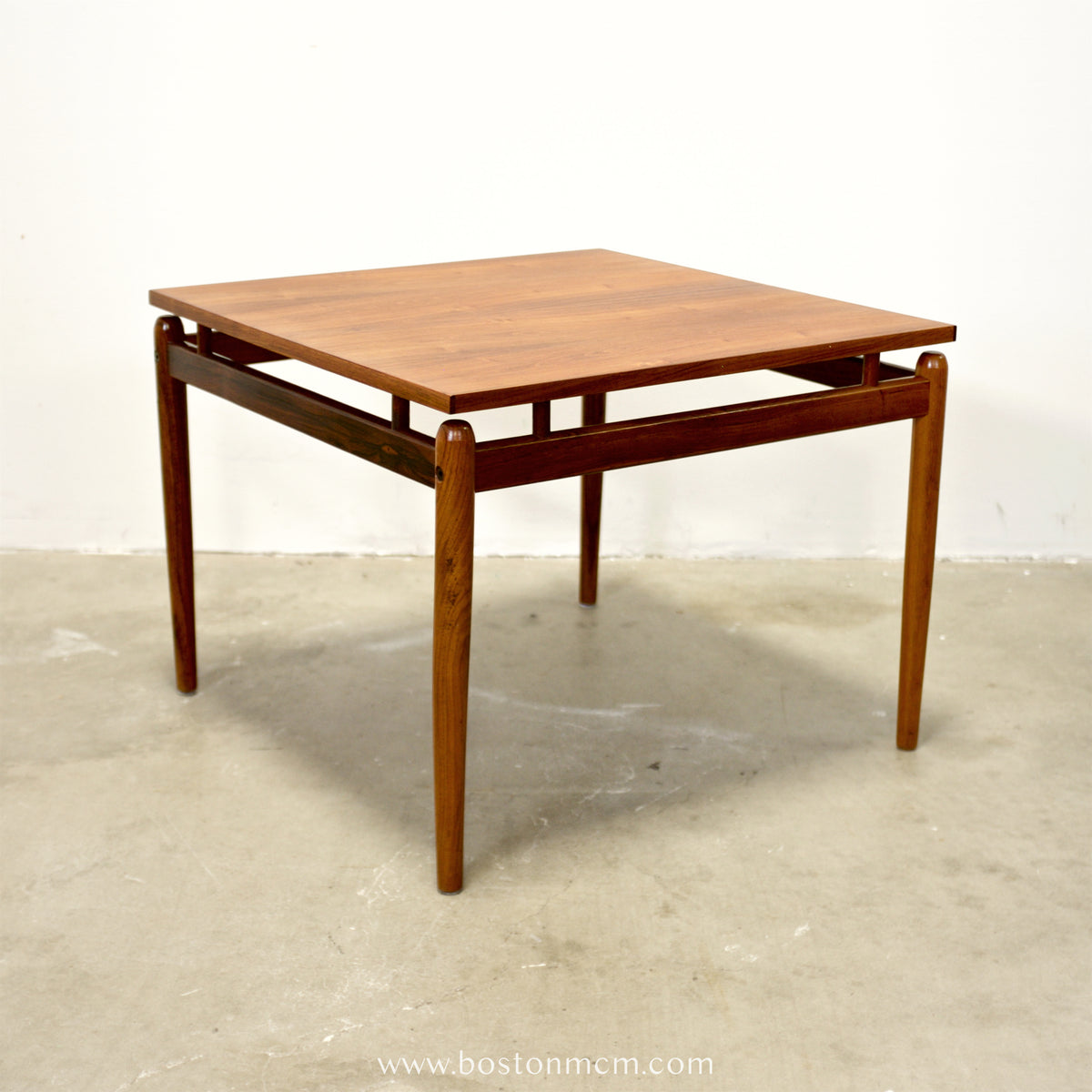 Danish Rosewood Square Coffee Table with Floating Top - #A1638