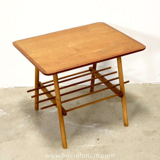 Danish Beech Coffee Table / Side Table - #A1587