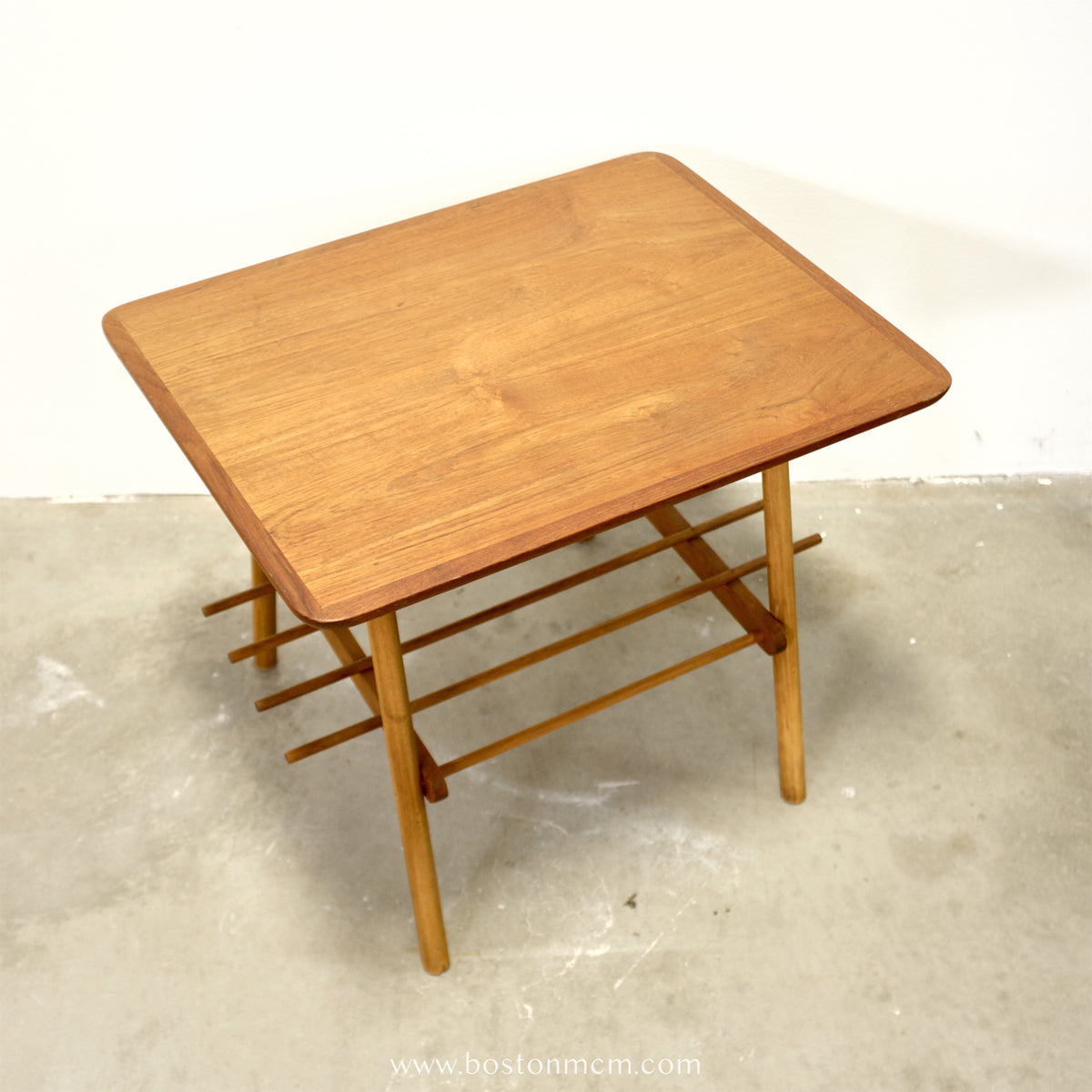 Danish Beech Coffee Table / Side Table - #A1587