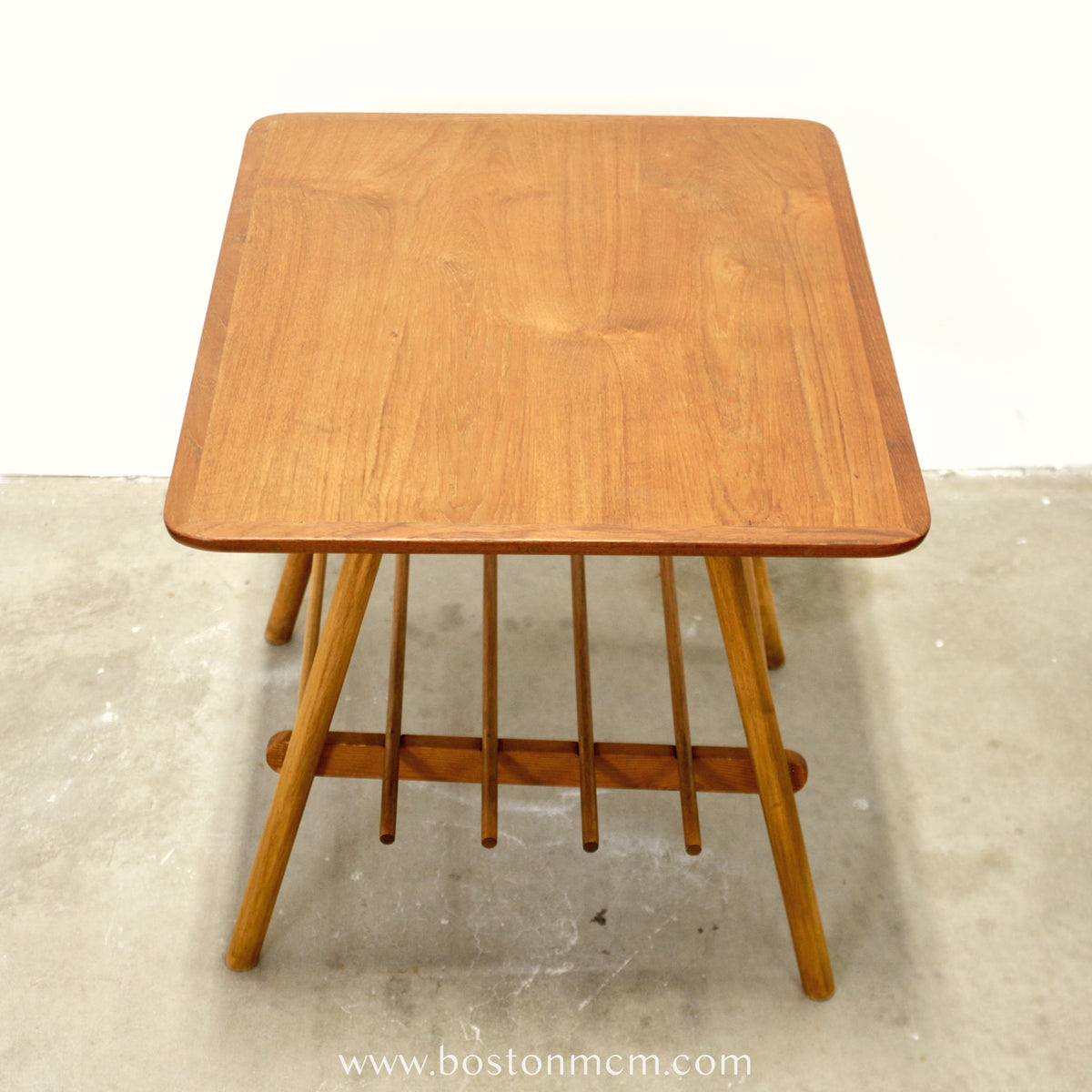 Danish Beech Coffee Table / Side Table - #A1587