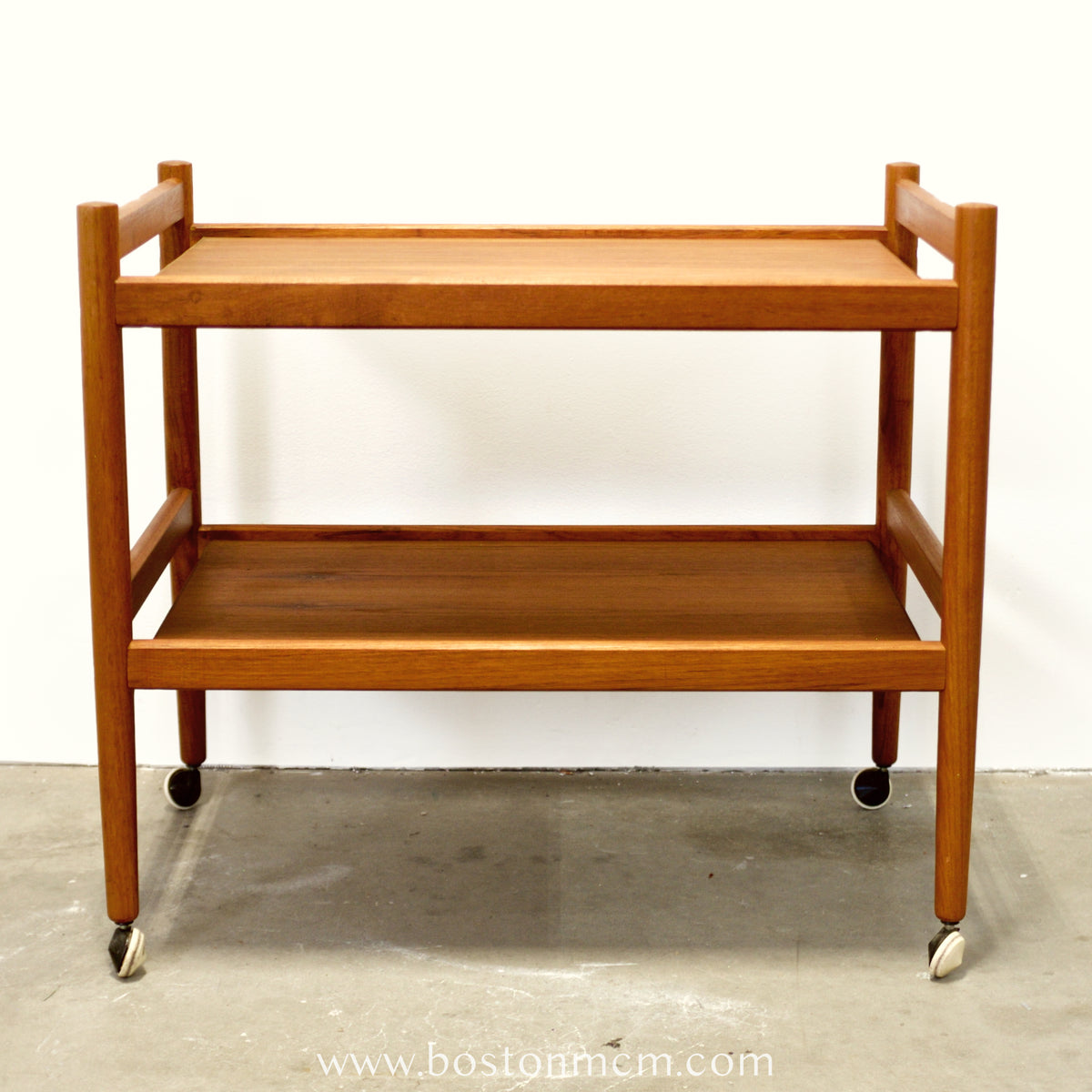 Danish Teak Bar Cart / Tea Cart - #A1727