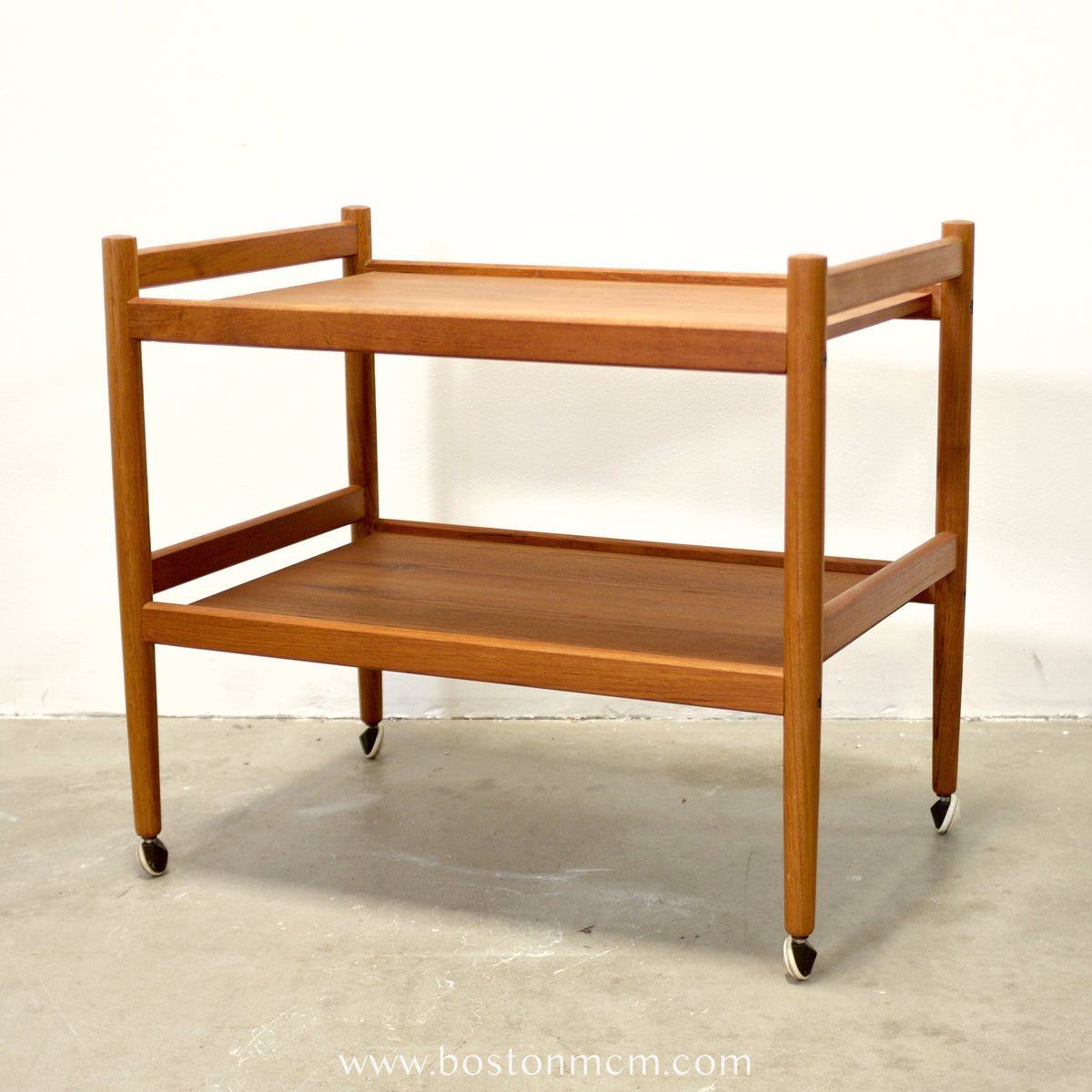 Danish Teak Bar Cart / Tea Cart - #A1727