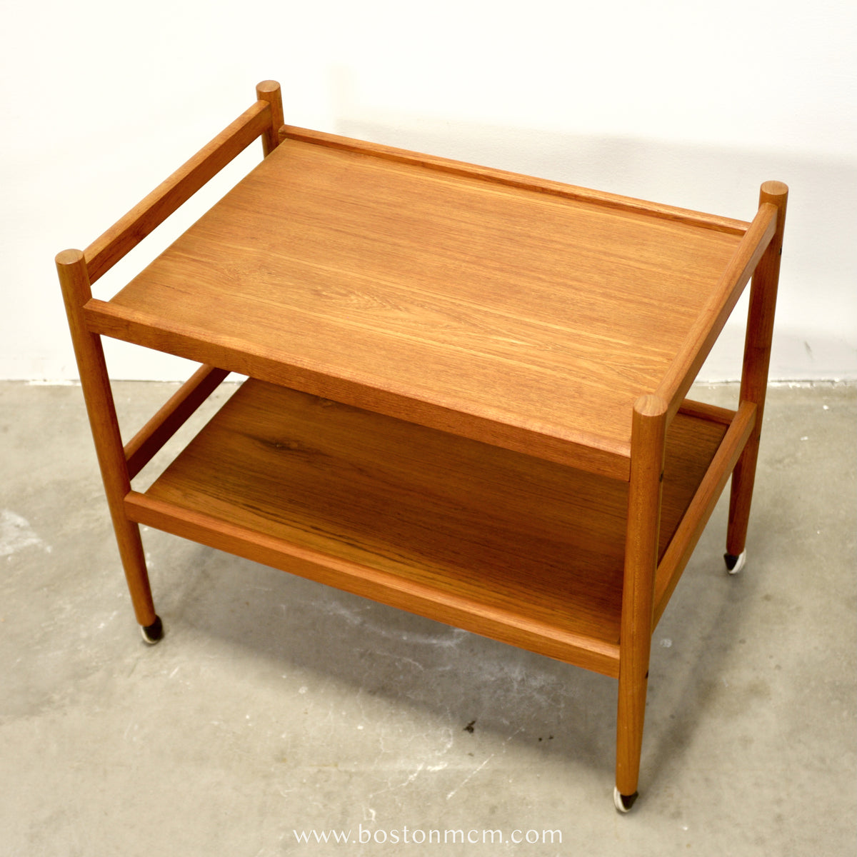 Danish Teak Bar Cart / Tea Cart - #A1727