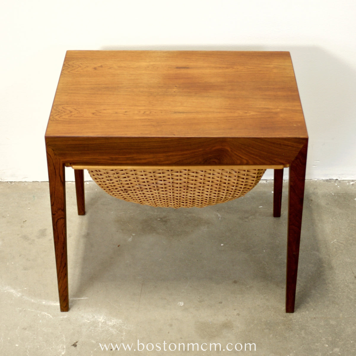 Haslev Møbelsnedkeri Rosewood Sewing Table Designed by Severin Hansen - #A1771