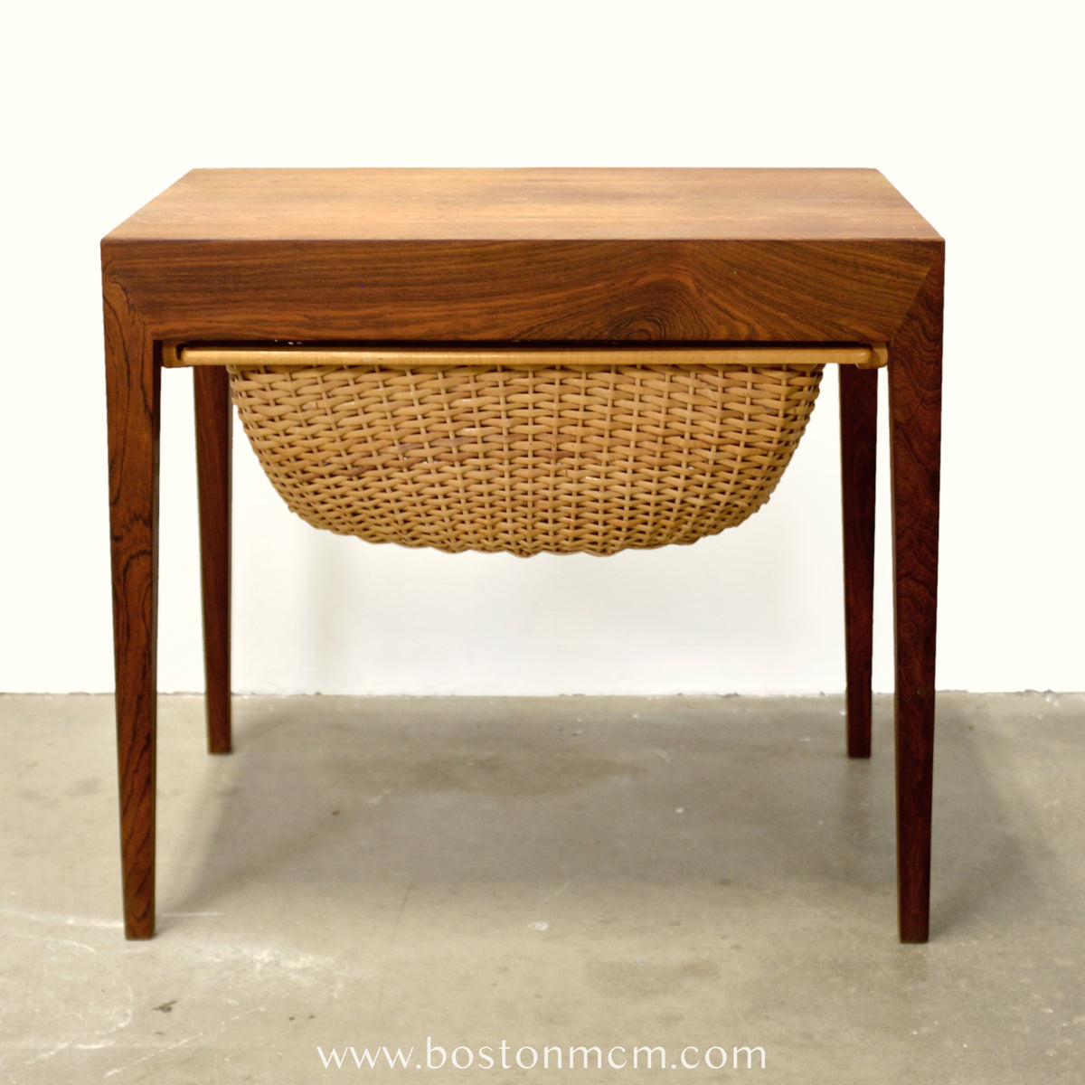 Haslev Møbelsnedkeri Rosewood Sewing Table Designed by Severin Hansen - #A1771