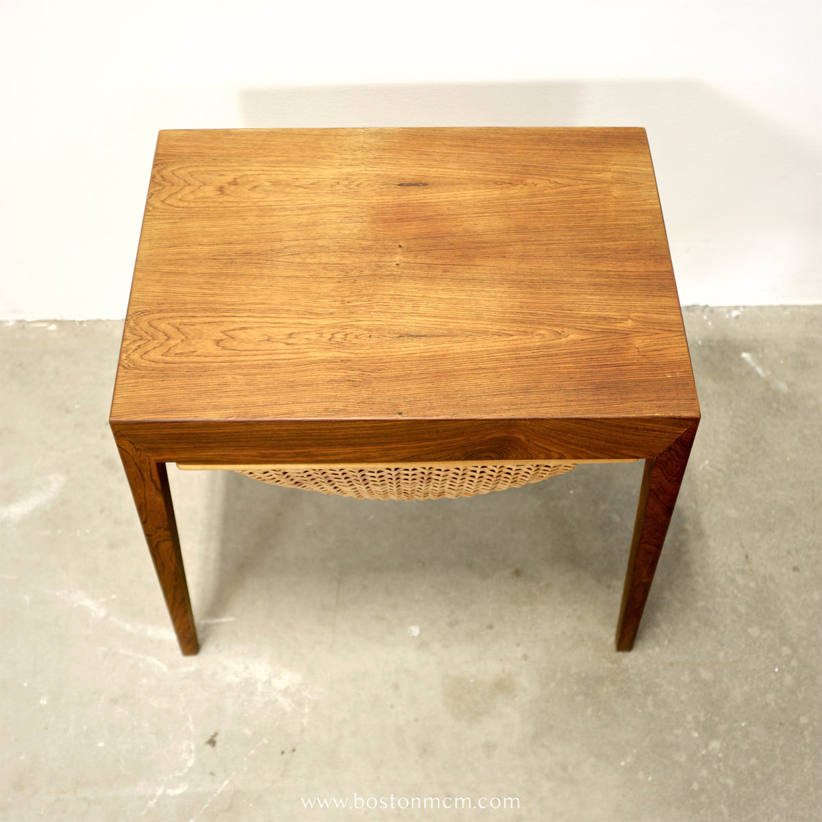 Haslev Møbelsnedkeri Rosewood Sewing Table Designed by Severin Hansen - #A1771