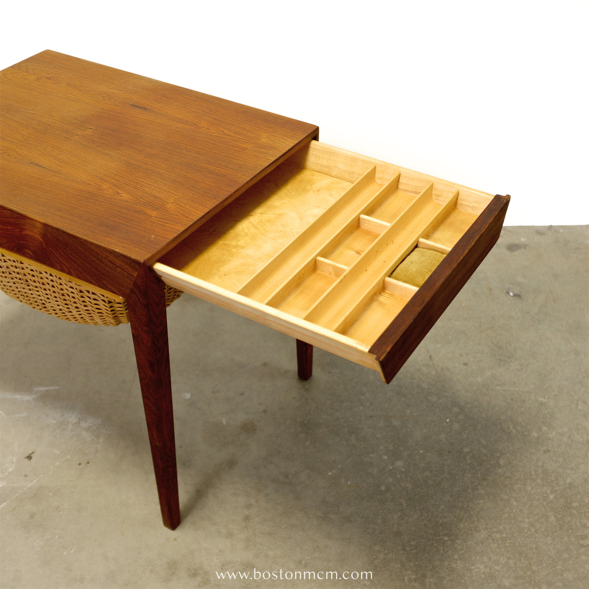 Haslev Møbelsnedkeri Rosewood Sewing Table Designed by Severin Hansen - #A1771