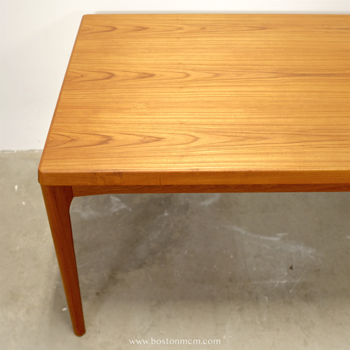 Vejle Stole - og Møbelfabrik Teak Draw Leaf Dining Table Designed by Henning Kjærnulf - #A2155